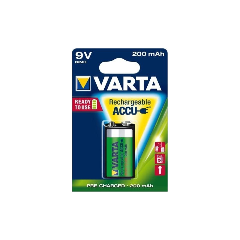VARTA RECHARGE ACCU Power 9 V 200 mAh Blister 1
