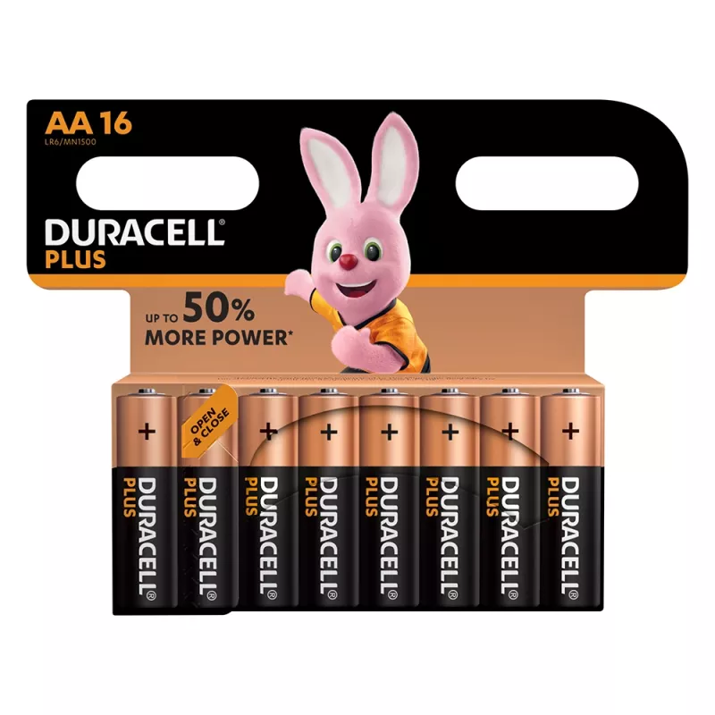 Duracell Plus AA (MN1500/LR6) 16er Blister NEW