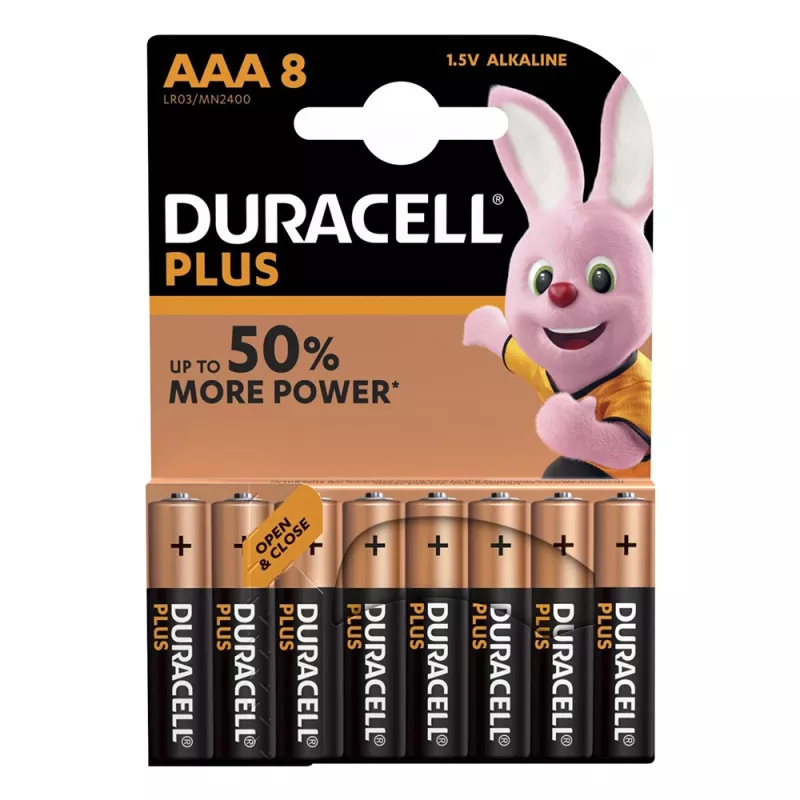 Duracell Plus AAA (MN2400/LR3) 8er Blister NEW