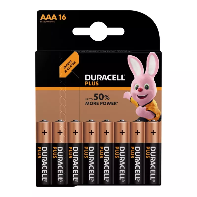 Duracell Plus AAA (MN2400/LR3) 16er Blister NEW