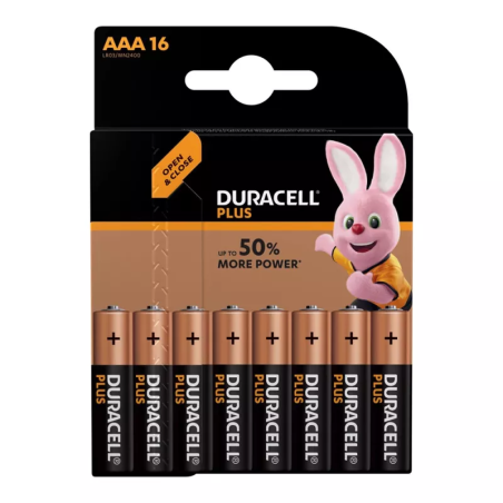 Duracell Plus AAA (MN2400/LR3) 16er Blister NEW