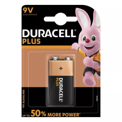 Duracell Plus 9V (MN1604/6LR61) 1er Blister NEW