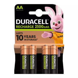 Duracell Recharge Ultra Akku AA Mignon HR06 4er Bli.