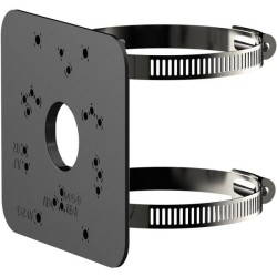 Masthalterung, Metall, Stahl, schwarz