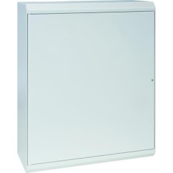 Metallgehäuse Typ ZENT-M550 - AP-Ausführung,mit Tür,mit DK,weiß