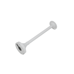 Decken-Stangenhalterung, Länge 475 - 800 mm, Metall, weiß