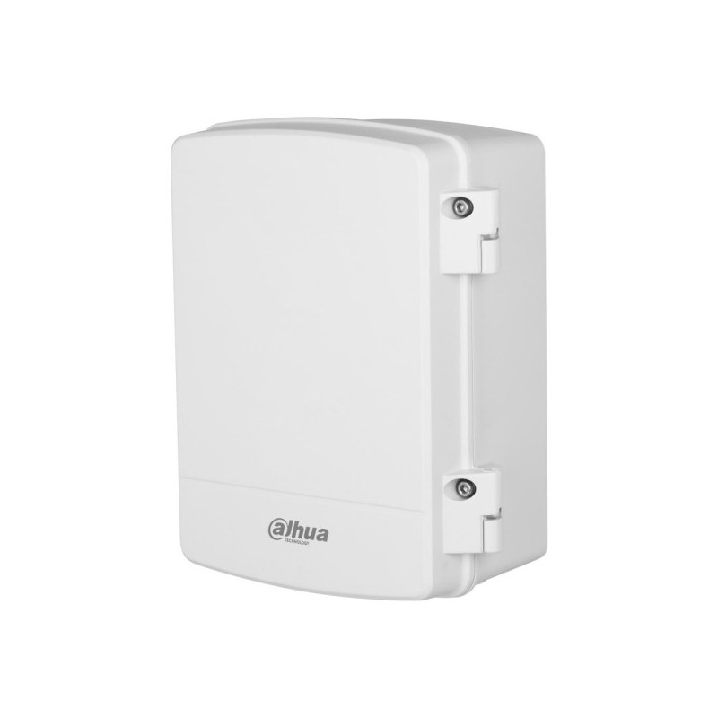 Wasserdichte Power-Box, ALU, weiß, Eck, Mast, Wand, IP66