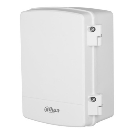 Wasserdichte Power-Box, ALU, weiß, Eck, Mast, Wand, IP66