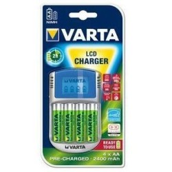 Varta 57070 LCD Charger NiMH inkl. 4 St. Akku 2400