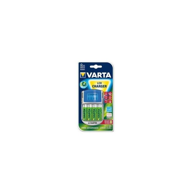 Varta 57070 LCD Charger NiMH inkl. 4 St. Akku 2400