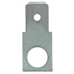 Poladapter M6 auf 6,3 mm Flachstecker