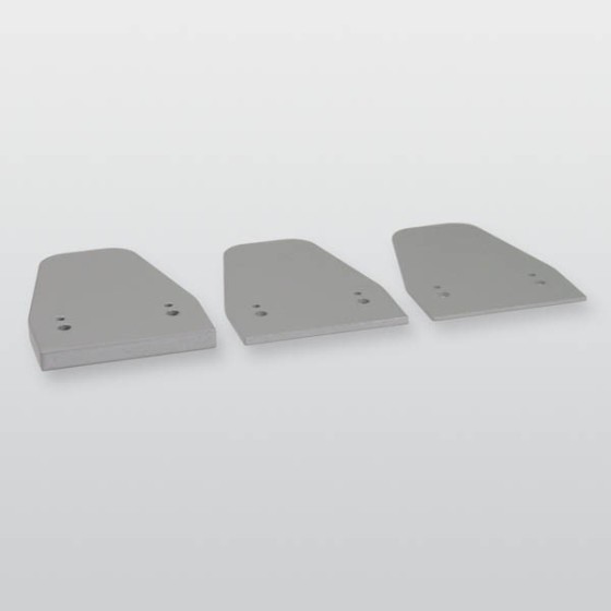 Distanzstücke zum Aufbaugehäuse 8363.2 - Weißaluminium