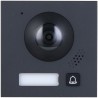 2-Draht-IP-Video-Türsprechstelle, 2 MP, IP65, IK07, schwarz, ohne Logo
