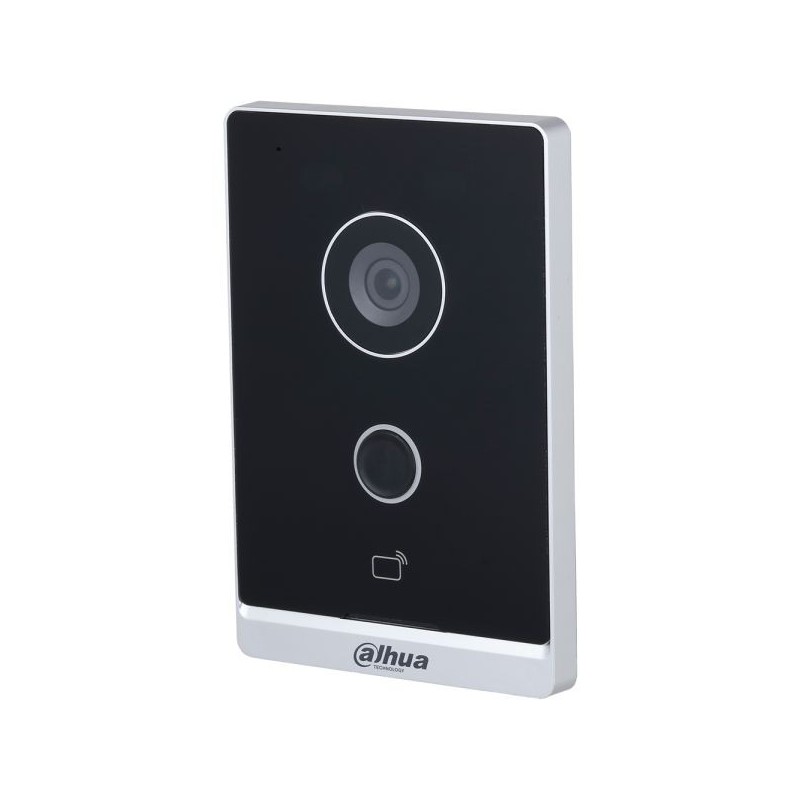 IP-WLAN-Video-Türsprechstelle mit Kartenleser, 2 MP, IR, IP65, schwarz