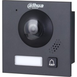 2-Draht-IP-Video-Türsprechstelle, 2 MP, IP65, IK07, schwarz