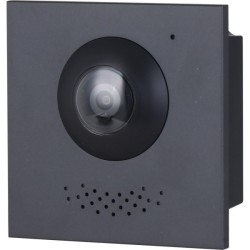 IP/2-Draht-Video-Türsprechstelle, 2MP, IP65, IK07, ohne Logo, schwarz