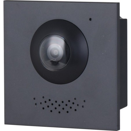 IP/2-Draht-Video-Türsprechstelle, 2MP, IP65, IK07, ohne Logo, schwarz