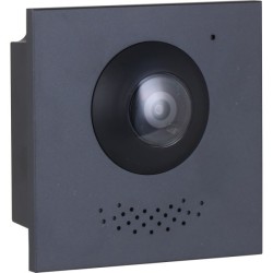 IP/2-Draht-Video-Türsprechstelle, 2MP, IP65, IK07, ohne Logo, schwarz