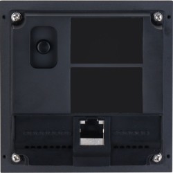 IP/2-Draht-Video-Türsprechstelle, 2MP, IP65, IK07, ohne Logo, schwarz