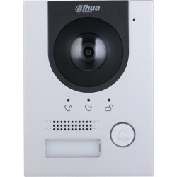 2-Draht-IP-Video-Türsprechstelle, 2 MP, IR, IP65, IK07, silber
