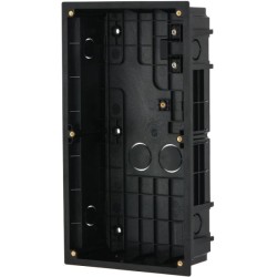 Montagebox, für 2 Module, UP, Plastik, schwarz