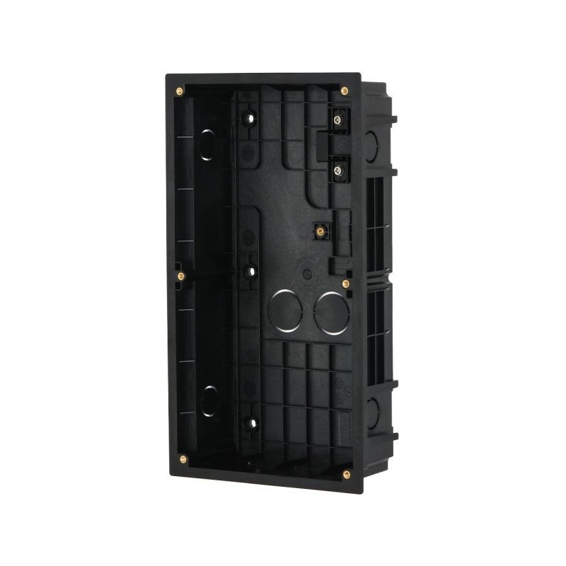 Montagebox, für 2 Module, UP, Plastik, schwarz