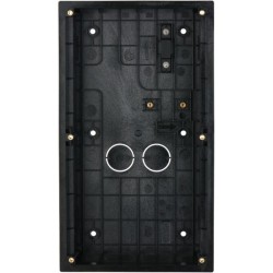 Montagebox, für 2 Module, UP, Plastik, schwarz