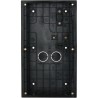 Montagebox, für 2 Module, UP, Plastik, schwarz