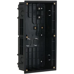 Montagebox, für 2 Module, UP, Plastik, schwarz