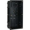 Montagebox, für 2 Module, UP, Plastik, schwarz