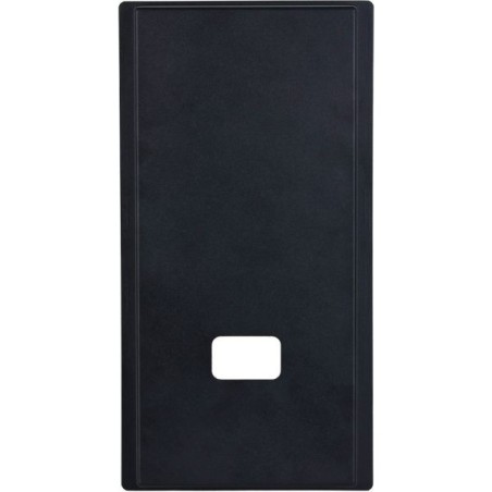 Montagebox, Metall, schwarz, Unterputz