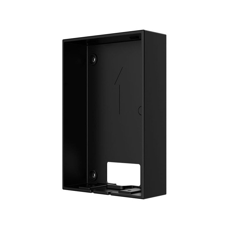 Aufputz-Montagebox, Metall, schwarz