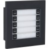 Erweiterung Klingel-Modul, 10 Tasten, IP65, IK07, schwarz