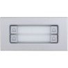 Erweiterung Klingel-Modul, 4 Tasten, IP65, IK07, silber