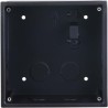 Unterputz-Montagebox, für 1 Modul, Metall, schwarz