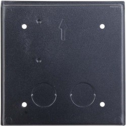 Unterputz-Montagebox, für 1 Modul, Metall, schwarz