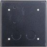 Unterputz-Montagebox, für 1 Modul, Metall, schwarz