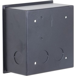 Unterputz-Montagebox, für 1 Modul, Metall, schwarz