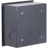 Unterputz-Montagebox, für 1 Modul, Metall, schwarz