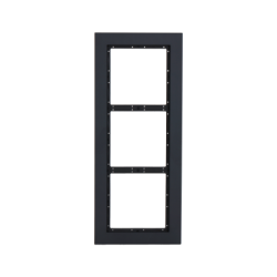 Rahmen, für 3 Module, schwarz