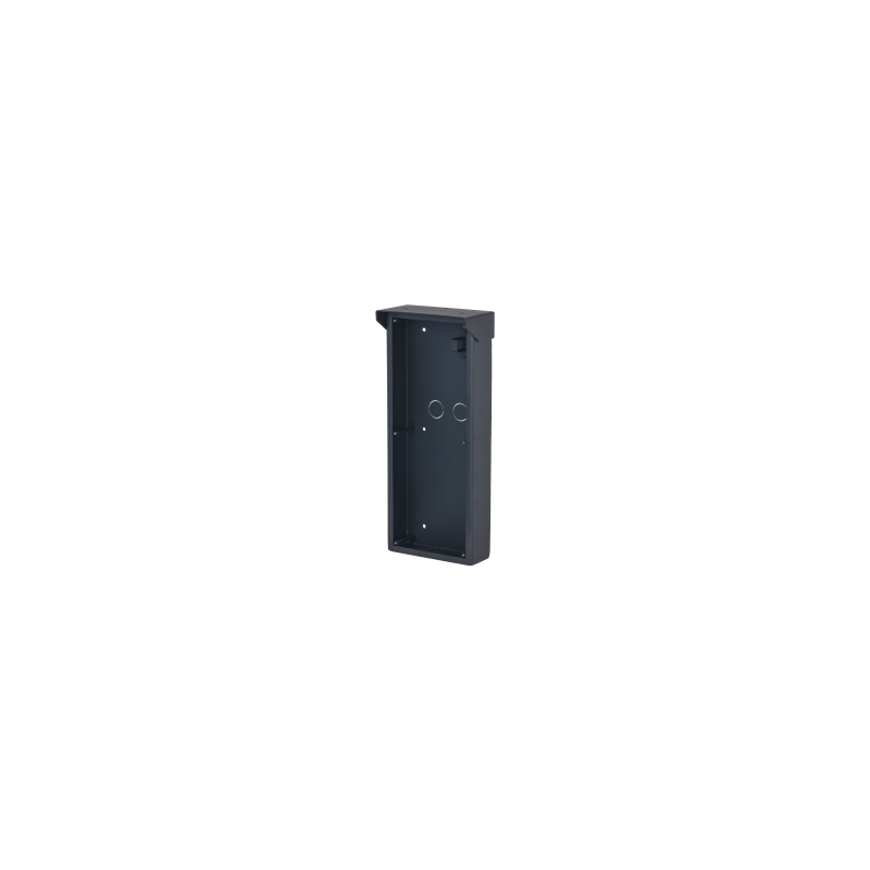 Aufputz-Montagebox, für 3 Module, mit Regendach, schwarz