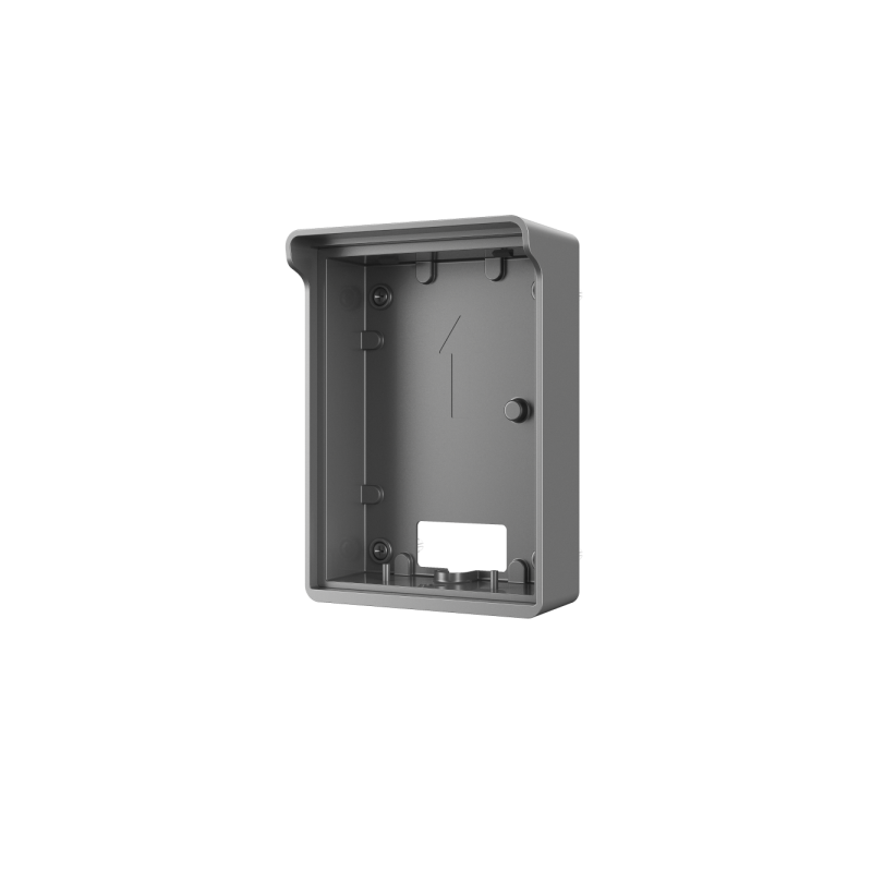 Aufputz-Montagebox, mit Regendach, Metall, IP65, silber