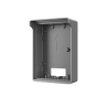 Aufputz-Montagebox, mit Regendach, Metall, IP65, silber