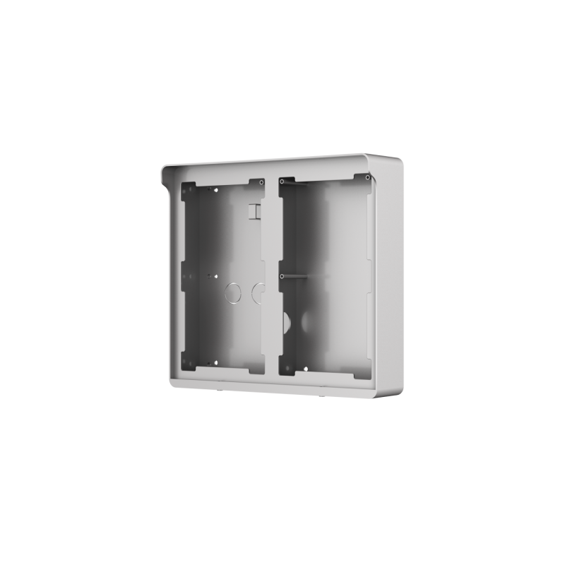 Dahua Aufputz-Montagebox, für 2 x 2 Module, mit Regendach, Metall, IP65, silber