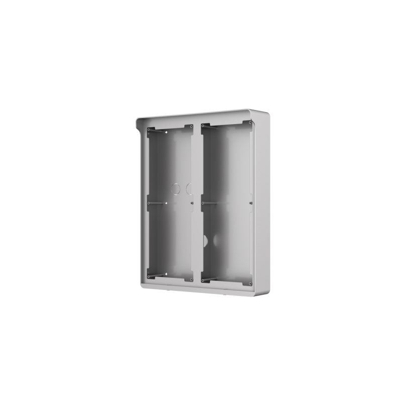 Dahua Aufputz-Montagebox, für 2 x 3 Module, mit Regendach, Metall, IP65, silber