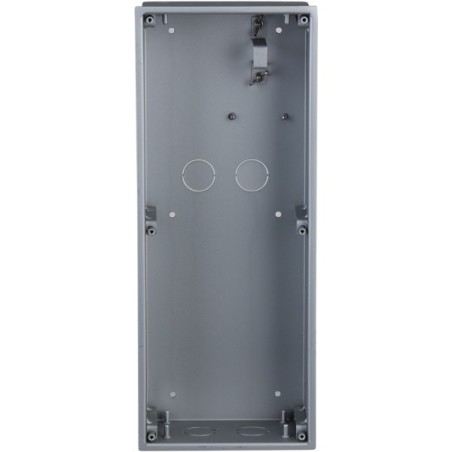 UP-Montagebox, für 3 Module, Metall, silber