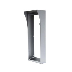 Aufputz-Montagebox, für 3 Module, Metall, silber