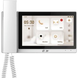 7" IP-WLAN-Monitor, TFT Touch-Screen, mit Hörer, weiß