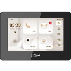 7" IP-WLAN-Monitor, TFT Touch-Screen, schwarz