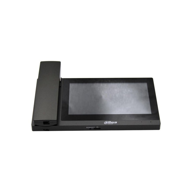 Innenmonitor mit Hörer, 7" LCD Monitor, 6x Alarm, 1x Alarm out
